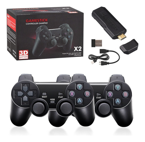 Game Gd10 128gb 40 Mil Jogos 2 Controles Hdmi 4k Atualizado