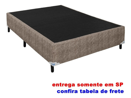 Base Cama Box Queen Size Bi Partido 1,58 X 1,98 Orthopedic