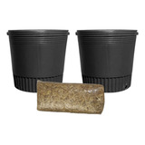 Maceta Soplada 40 Litros Balde De Cultivo Grande + Mulching