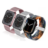 Correa De Acero Compatible Con Apple Watch Ultra Series 3pcs