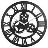 Reloj De Pared Oldtown En 3d Retro Rústico De Madera De 23