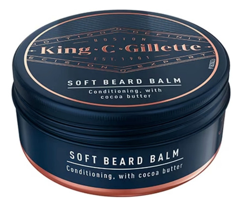 Balsamo Para Barba King C. Gillette Soft Beard Balm 100 Ml