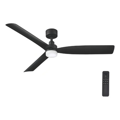 Ventilador De Techo Hampton Bay Negro LED 52\