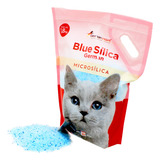 Areia Higiênica Blue Sílica Microsílica German Gatos 1,8kg