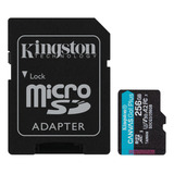 Memoria Micro Sd Xc Kingston 256gb Canvas Go Plus 170 Mb/s