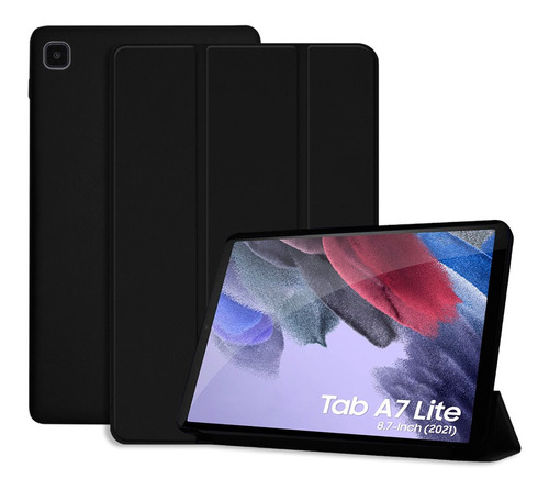 Capinha Galaxy Tab A7 Lite T220 T225 8.7 Smart + Pelicula