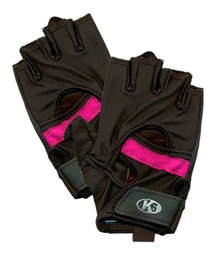 Guantes Para Gimnasio Pesas Gym K6 Fitness Mujer