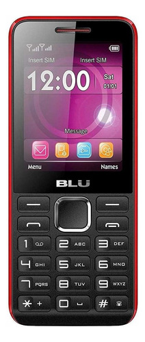 Blu Tank Ii Dual Sim 24 Mb Preto/vermelho 32 Mb Ram