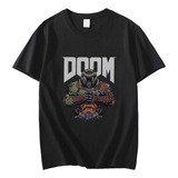 Playera Doom Eternal Hombre Manga Corta Game Slayer Skull T