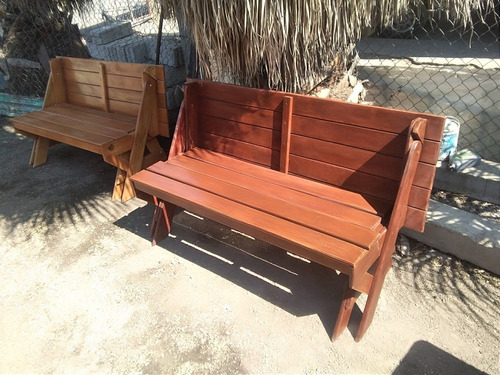 Mesa De Picnic Plegable De Madera