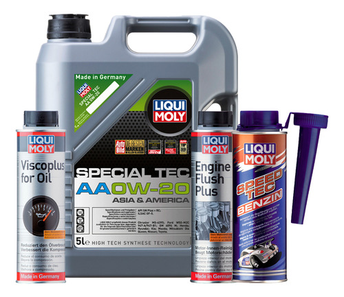 Kit Liqui Moly 0w20 Speed Tec Viscoplus + Obsequio!