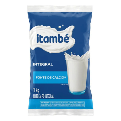 Leite Pó Integral Itambé Pacote 1kg | Parcelamento sem juros