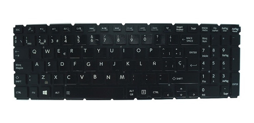 Teclado Toshiba L50 L50d L55 L55d S50 S55 S55t B C Iluminado