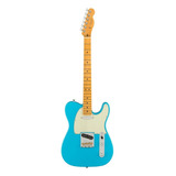 Guitarra Eléctrica Fender American Professional Ii Telecaster De Aliso Miami Blue Brillante Con Diapasón De Arce