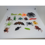 Set Lote Insectos Bichos Etc 5a8cm Figuras Maqueta Juguete