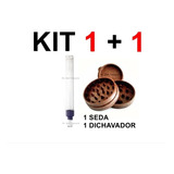 Seda De Vidro Piteira Reutilizavel Blunt Smok + Triturador