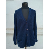 Sweater Saco Azul Vintage