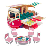 Peppa Pig Hermosa Campervan Grande Con Accesorios Picnic!!