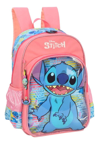 Mochila Stitch Escolar Disney - Luxcel