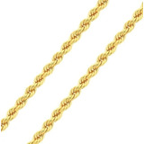 Cordão 60cm Baiano Torcido Ouro 18k 750 Masculino/feminino