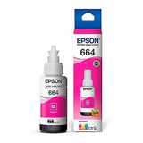 Botella Tinta Epson 664 Magenta Original