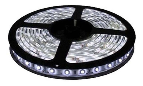 Tira Led Blanco Frio 5050 5mts 300 Leds Luz Fria Interior