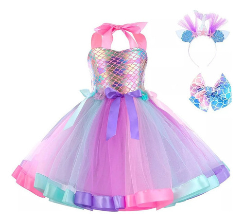 Rebajas Vestido Tutú De Princesa Ariel De Sirenita Con