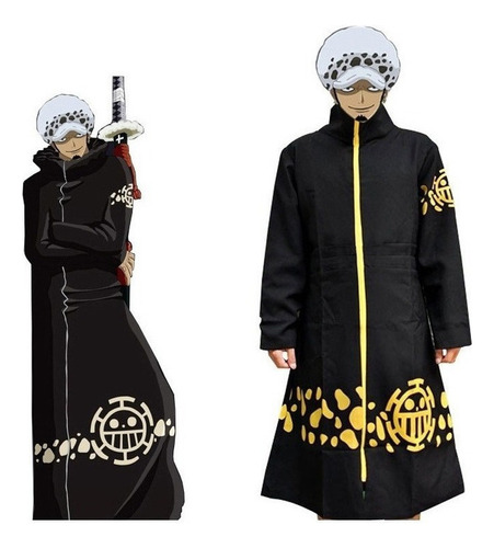 Jaqueta Cosplay Anime One Piece Trafalgar Law