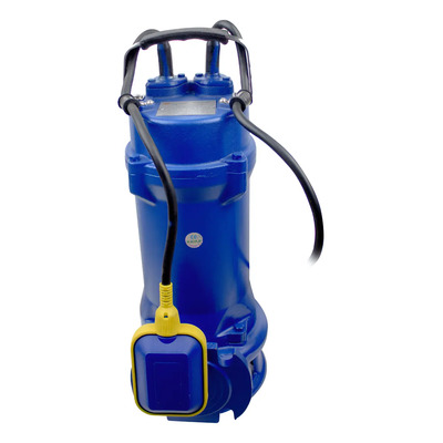 Bomba Sumergible Trituradora Para Agua Negra 2hp 1500w Color Azul | Envío gratis