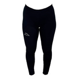 Calza Larga De Gimnasia Kappa Legging Negro Mujer