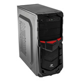 Gabinete Gamer Atx C3tech Mt-g50bk Preto Sem Fonte