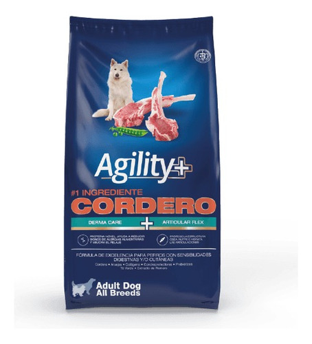 Agility+ Perro Adulto Cordero Derma Care X 1,5kg.