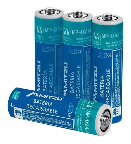 Batería Recargable Aa De Ni-cd Mp-4xaa1000