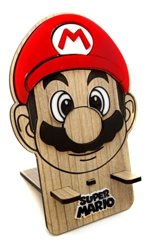 Soporte Escritorio Para Celular Super Mario.