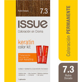  Issue Kit Tintura En Crema Keratin Color Tono 7.3 Rubio Dorado