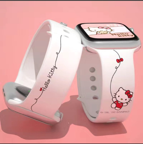 Hello Kitty Watch Band Silicona Último En Stock Mujer, Niños