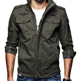 Chaqueta Militar De Algodón Para Exteriores Para Hombre De Nueva Moda