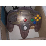 Controle Nintendo 64 Original Translúcido 