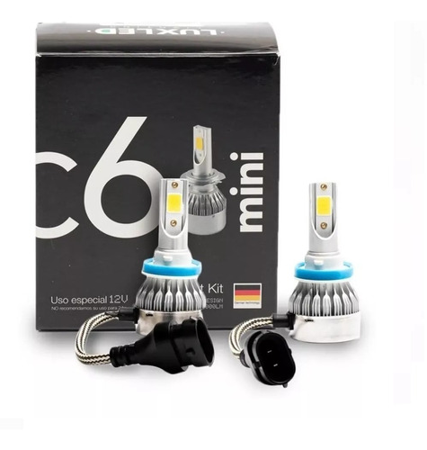 Kit Lampara Cree Led C6 Mini H1 H7 H11 9005 9006 H3 H27 881