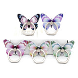 Pack De 5 Anillos Para Celular - Mariposas