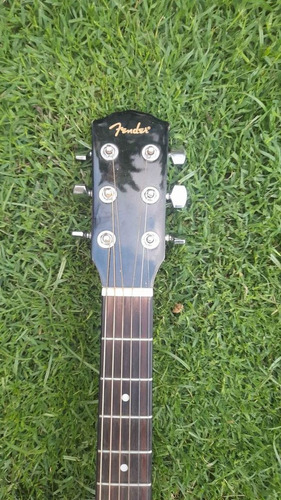 Guitarra Acústica Fender Fa-135ce Para Diestros Brillante