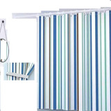 Cortina De Baño Impermeable Poliéster Lavable 180x200cm 1pzs