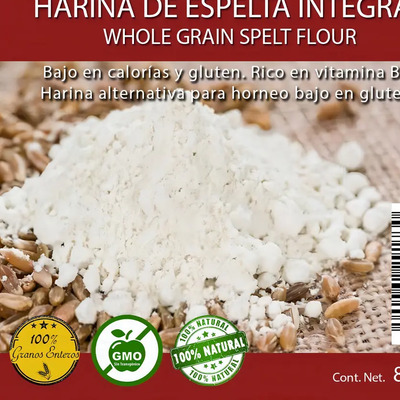 Harina De Espelta Integral 830g Integrain Sin Químicos Se | MercadoLibre