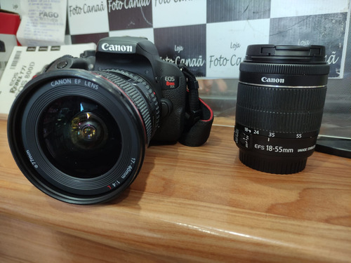 Canon Eos Rebel Kit T7i + Lentes 17-40 1.4 Mm 