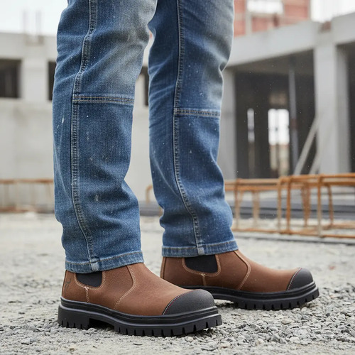 Bota De Trabajo Hombre Con Casquillo De Seguridad Industria  | Meses sin interés