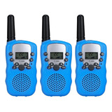 Radio Walkie Talkie Con Rango Infantil, 3 Piezas [s]