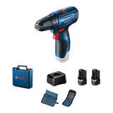 Taladro Atornillador Bosch Gsr 120 Li 12v + Maletín Color Azul