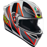 Casco Para Moto Agv K1 S Blippe Talla Xl Color Gris 40
