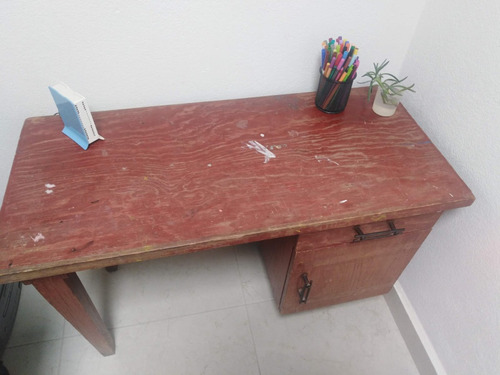 Escritorio Infantil De Madera C/cajón Y Puerta Para Niños.