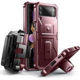 Funda Para Samsung Galaxy Z Flip 3 5g Con Clip Giratorio - R